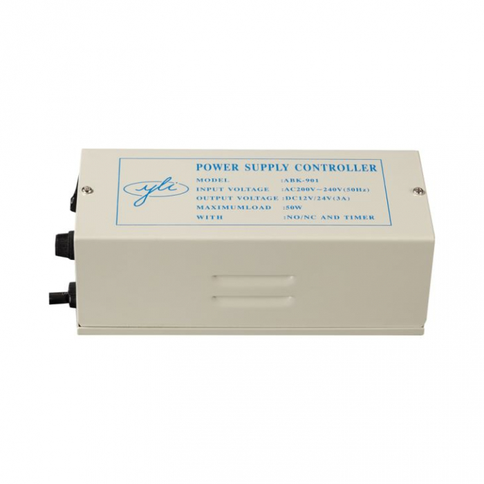 ABK-901-12-3 * Sursa de alimentare liniara pentru control acces 12Vcc/3A cu carcasa metalica inoxidabila [3]