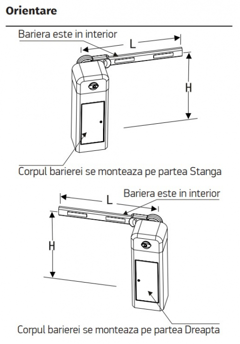 YK-BAR120-13 * Corp de bariera cu LED bicolor , cu deschidere in 3 secunde si brat de 4.5m (neinclus) [6]