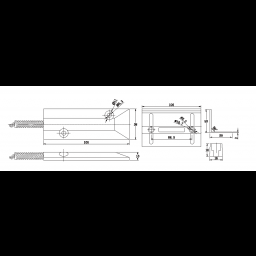 5C-55AL * Contact magnetic  NC, aplicabil pentru usi culisante [3]