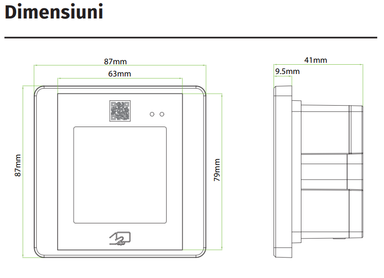 ACC-ER-QR500-PRO-B * Scaner coduri QR cu cititor RFID integrat [2]