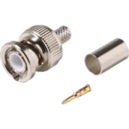 BNCM-3P(P10) * Pachet de 10 bucati de conectori BNCM (tata) - coaxial, sertizabil, RG59 [1]
