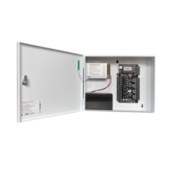 CAB4-PS5-wh * Cabinet multifunctional pentru centrale de control acces 12~14.1Vcc / 5A, backup, alb [4]