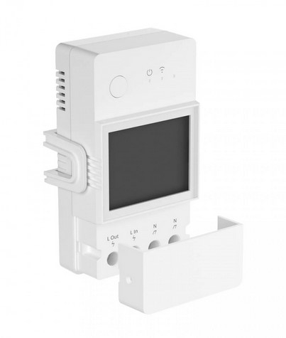 CONTROLLER WIFI SONOFF POWR320D  * Modul de comanda smart WiFi cu 1 canal, potrivit pentru controlul si gestionarea dispozitivelor si aparatelor electronice [1]