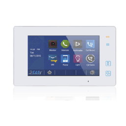 DT47MG-TD7-wh * Post de interior video pe 2 fire, cu touchscreen, alb [1]