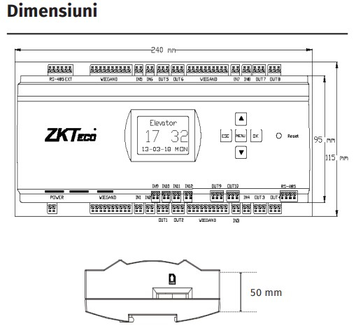 EC-10 * Panou control acces etaje pentru lifturi [5]