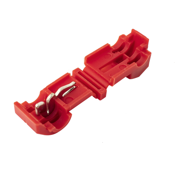 ET-T1-T(50) * Conector tip T pentru imbinarea cablurilor litate AWG 22–18, 0.5~1mm², pachet 50 bucati [2]