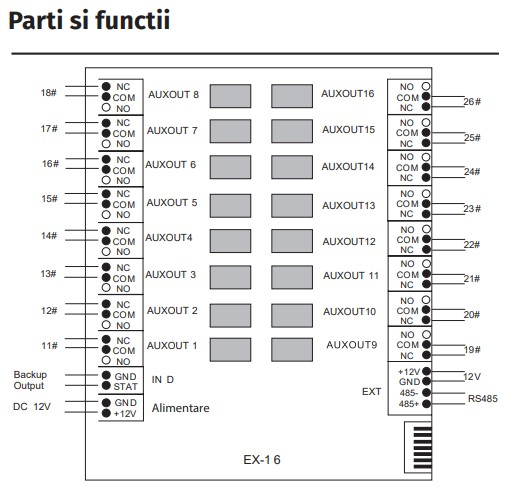 EX-16 * Extensie panou control lift (16 etaje) [5]