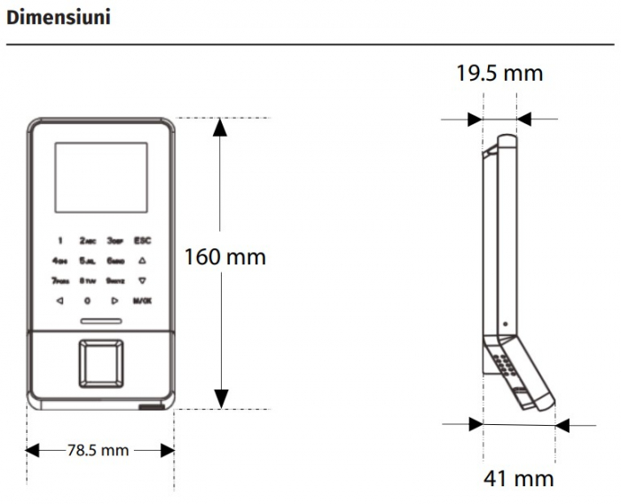F22 * Terminal biometric de control acces si pontaj [6]