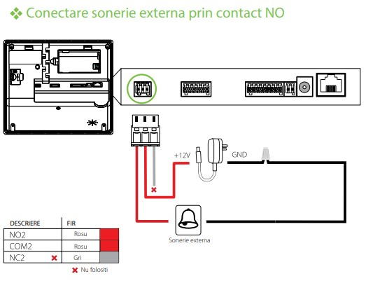 G3 * Terminal de pontaj si control acces cu identificare faciala, amprenta si RFID [8]
