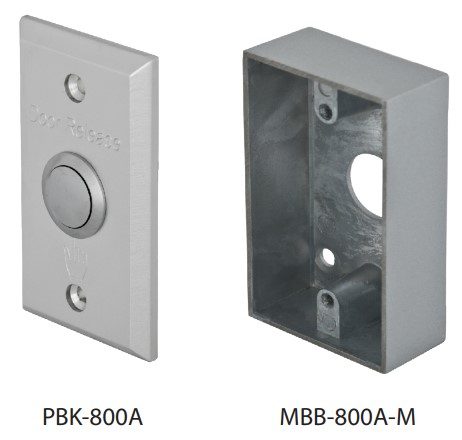 PBK-800A * Buton de iesire incastrabil, din duraluminiu [2]