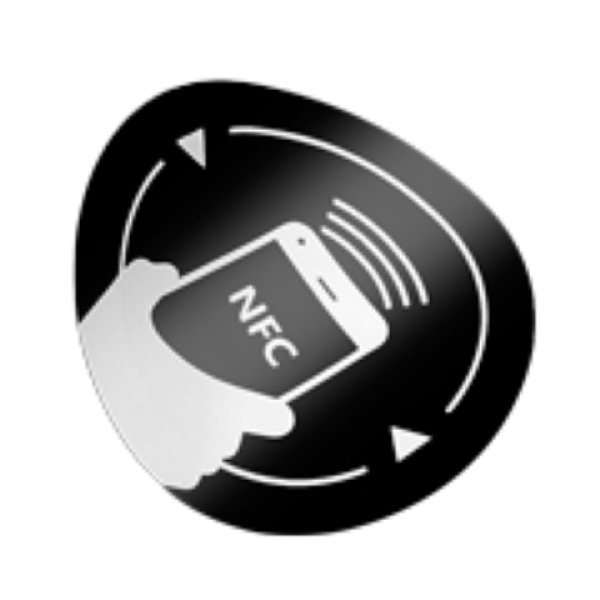 NFC-3513 * Tag NFC autoadeziv, rotund, antimetal [1]
