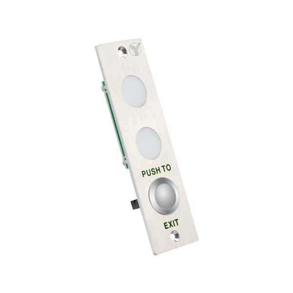 PBK-813(LED) * Buton de iesire incastrabil din otel inoxidabil, cu monitorizare stare incuietoare [1]