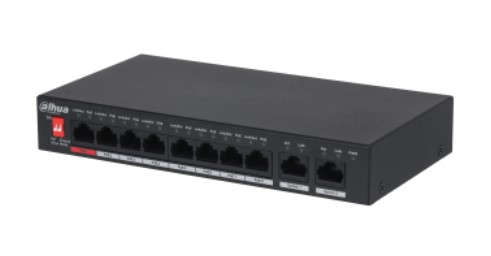 PFS3010-8ET-96-V2 * Switch POE - 8 + 2 xRJ45 porturi - 96W - 10/100MBPS -  fara management,protectie ESD [1]
