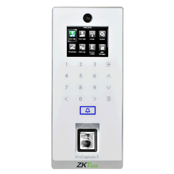 PRO-CAPTURE-T * Controler stand-alone cu functie de pontaj, cu amprenta, card si tastatura, ZK Bio Security [1]