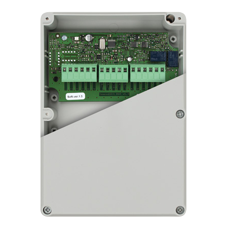 SensoIRIS MIO22 IP55 * Modul adresabil 2 IN / 2 OUT de tip releu cu maxim DC 30V/1A sau AC 125V/0.5A [1]