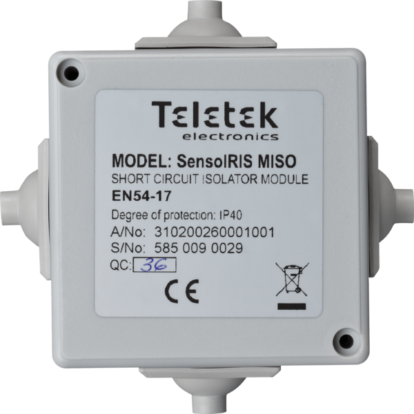 SensoIRIS MISO * Modul izolator bucla, conform EN54-17 [1]