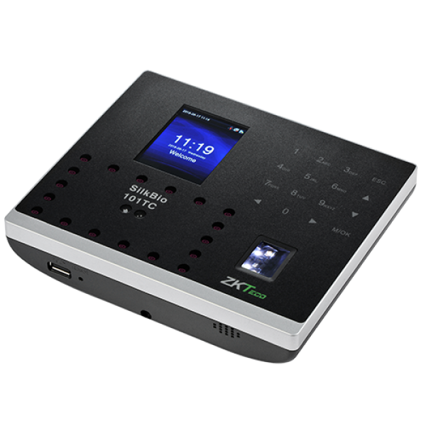 SILKBIO-101-TC * Terminal de control acces si pontaj cu identificare faciala, senzor de amprente, cititor de carduri si PIN [2]