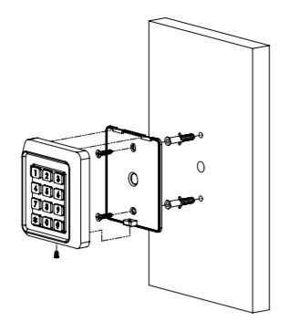 SK-30EM * Controler de acces standalone cu tastatura si cititor de carduri EM 125kHz [5]