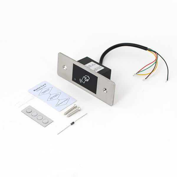 E1 * Minicontroler de acces RFID EM (125kHz) cu montare incastrata, antivandal de exterior [2]
