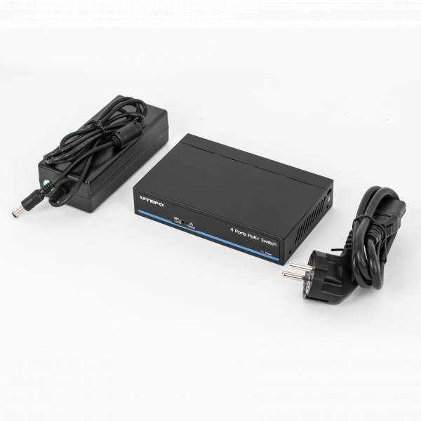 UTP1-SW0401-TP60 * Switch PoE 5 porturi (4 downlink, 1 uplink) pentru sisteme de supraveghere [2]