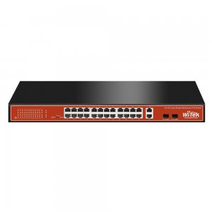 WI-PS526G * Switch PoE 24 porturi montabil in rack [2]