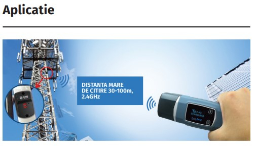 WM-2.4GC * Punct de control wireles 2.4GHz de distanta mare >30m, pentru sistemul de verificare tur patrula WM-5000V8 [2]