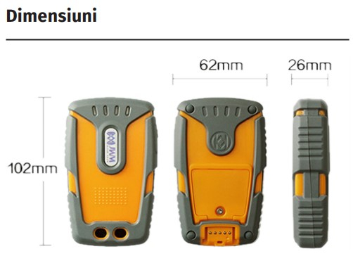 WM-5000L5MD * Sistem de monitorizare tur patrula in timp real cu GPRS (3G), functie “Man-down”, cititor de proximitate RFID EM 125kHz,IP67 [9]