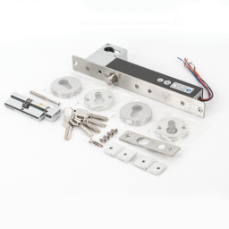 YB-630B(LED) * Bolt electric cu actionare electromagnetica, temporizare, monitorizare si cilindru cu cheie [3]
