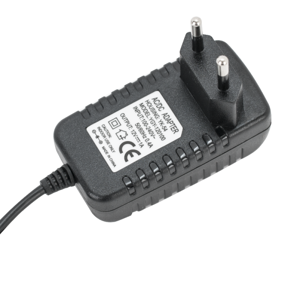 YLI-12-1 * Sursa de alimentare in comutatie de 12Vcc/1A, pentru prize, carcasa din plastic cu LED de stare [2]