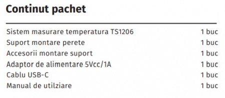 TS1206 * Terminal masurare temperatura non-contact, cu senzor imagine termica [4]