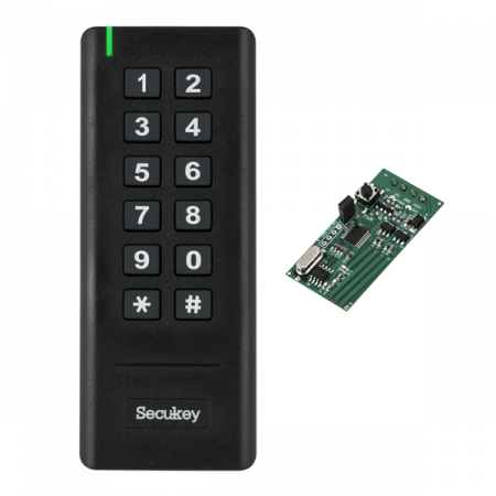 WK1-EM * Cititor RFID (EM 125 kHz) si cod numeric PIN cu comunicatie wireless, pentru centralele de control acces ZKTeco Cititoare control acces - WK1-EM * Cititor RFID (EM 125 kHz) si cod numeric PIN cu comunicatie wireless, pentru centralele de control acces ZKTeco