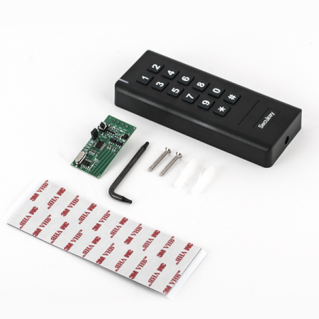 WK1-EM * Cititor RFID (EM 125 kHz) si cod numeric PIN cu comunicatie wireless, pentru centralele de control acces ZKTeco [1]