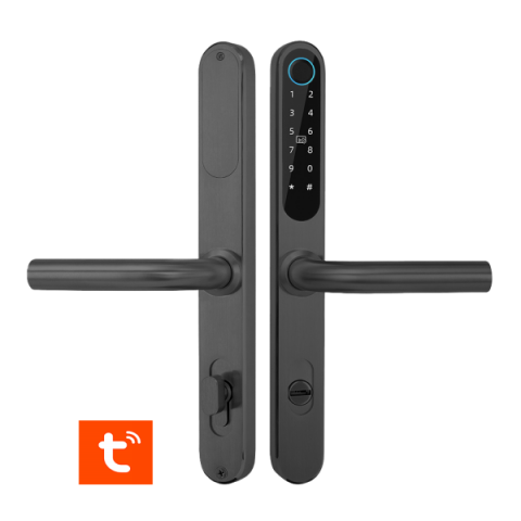Yale inteligente - 929PG-62-F(TUYA) * Incuietoare all-in-one cu cititor de carduri Mifare 13.56MHz, cod PIN, amprenta, aplicatie TUYA, BLE, IP65