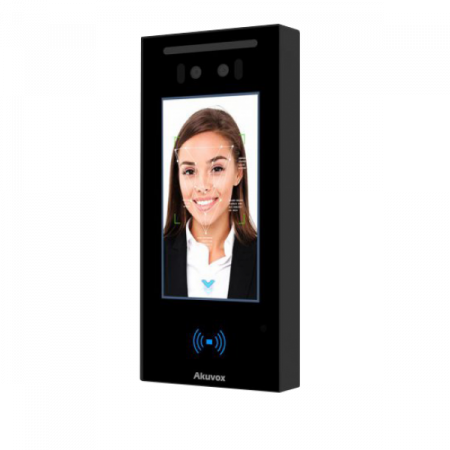 Control acces stand-alone - A05S * Terminal de control acces IP cu ecran de 5” si camera duala,  recunoastere faciala, cod QR, bluetooth, NFC, carduri Mifare