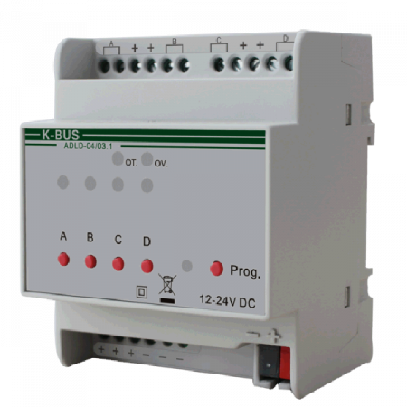 Actuatoare - ADLD-04/03.1 * Actuator 4 canale LED cu dimmer