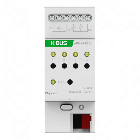 Actuatoare - AMMA-04/06.1 * Actuator multifunctional, 4 canale - actuator/jaluzele/ventilator - 6A