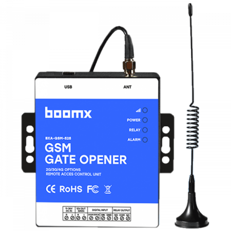Module comanda GSM/GPRS/IP - BXA-GSM-525-2G * Modul de comanda prin GSM cu un releu, 2 intrari digitale si iesire de alarma, 2G