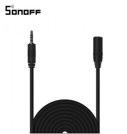 Smart Home - CABLU PRELUNGITOR SONOFF AL560 * Prelungitor cablu (jack 2.5mm) pentru MS01, DS18B20 (8 metri), Si7021 (60 metri) si AM2301 (60 metri)