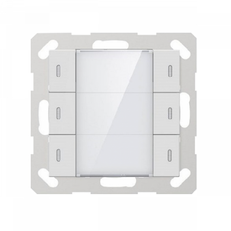 CHPLE-06/02.1.00 * Buton KNX modular 55 mm - 6 canale Comutatoare - CHPLE-06/02.1.00 * Buton KNX modular 55 mm - 6 canale