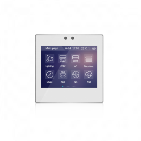 CHTF-3.5/20.2.22 * Panou de control KNX touch 3.5"- argintiu Panouri de control - CHTF-3.5/20.2.22 * Panou de control KNX touch 3.5"- argintiu