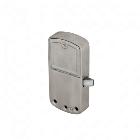 CL-01-ss-EM * Incuietoare RFID pentru vestiare (dulapuri) cu tag de proximitate tip bratara, alama [1]
