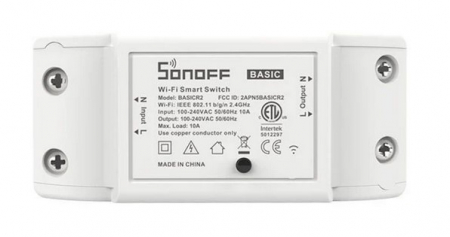 Smart Home - CONTROLER WIFI SONOFF BASIC ZBR3 * Modul de comanda conectat prin WiFi si actionat prin Android/iPhone (cu aplicatia software eWeLink)