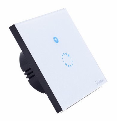 Smart Home - Controler WIFI SONOFF TOUCH  * Modul de comanda, tip intrerupator, pentru sistemul de iluminat, conectat prin WiFi si actionat prin Android/iPhone