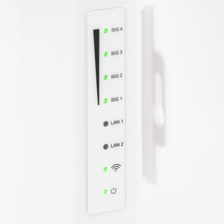 CP2-300 * Bridge wireless de exterior IP65, ultrawide band, 2.4GHz, 300Mbps, 500m, antena interna 12dB, PoE [1]