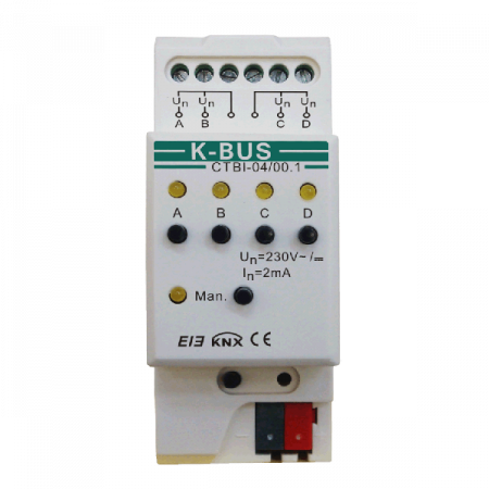 Module intrare - CTBI-04/00.1 * Interfata de intrare binara - 4 canale