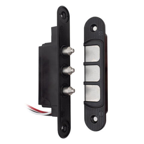 DLK-405-3 * Contact mecanic cu trei contacte pentru alimentarea incuietorilor electrice montate pe foaia de usa Accesorii comune sisteme - DLK-405-3 * Contact mecanic cu trei contacte pentru alimentarea incuietorilor electrice montate pe foaia de usa
