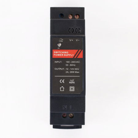 DR12024-01C * Sursa de alimentare 12Vcc/2A, montare pe sina DIN [2]