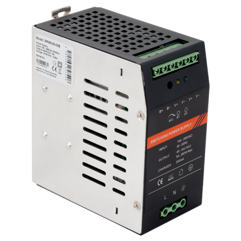 DR48240-02B * Sursa de alimentare industriala 48~54Vcc/270W cu backup, montare pe sina DIN Accesorii comune sisteme - DR48240-02B * Sursa de alimentare industriala 48~54Vcc/270W cu backup, montare pe sina DIN