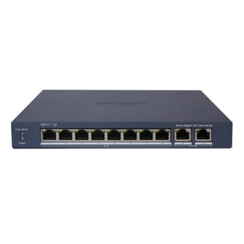 Noutati - DS-3E1510P-EI/M * Switch Smart Managed 8 porturi, Extended PoE, Watchdog