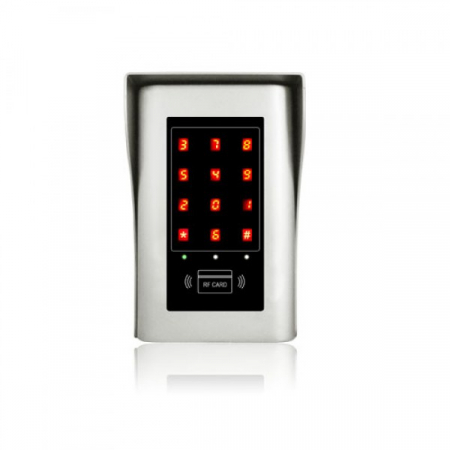 DT-AKP * Controler de acces cu PIN si cartele de proximitate RFID EM (125 kHz), cu taste tactile amestecate Control acces stand-alone - DT-AKP * Controler de acces cu PIN si cartele de proximitate RFID EM (125 kHz), cu taste tactile amestecate